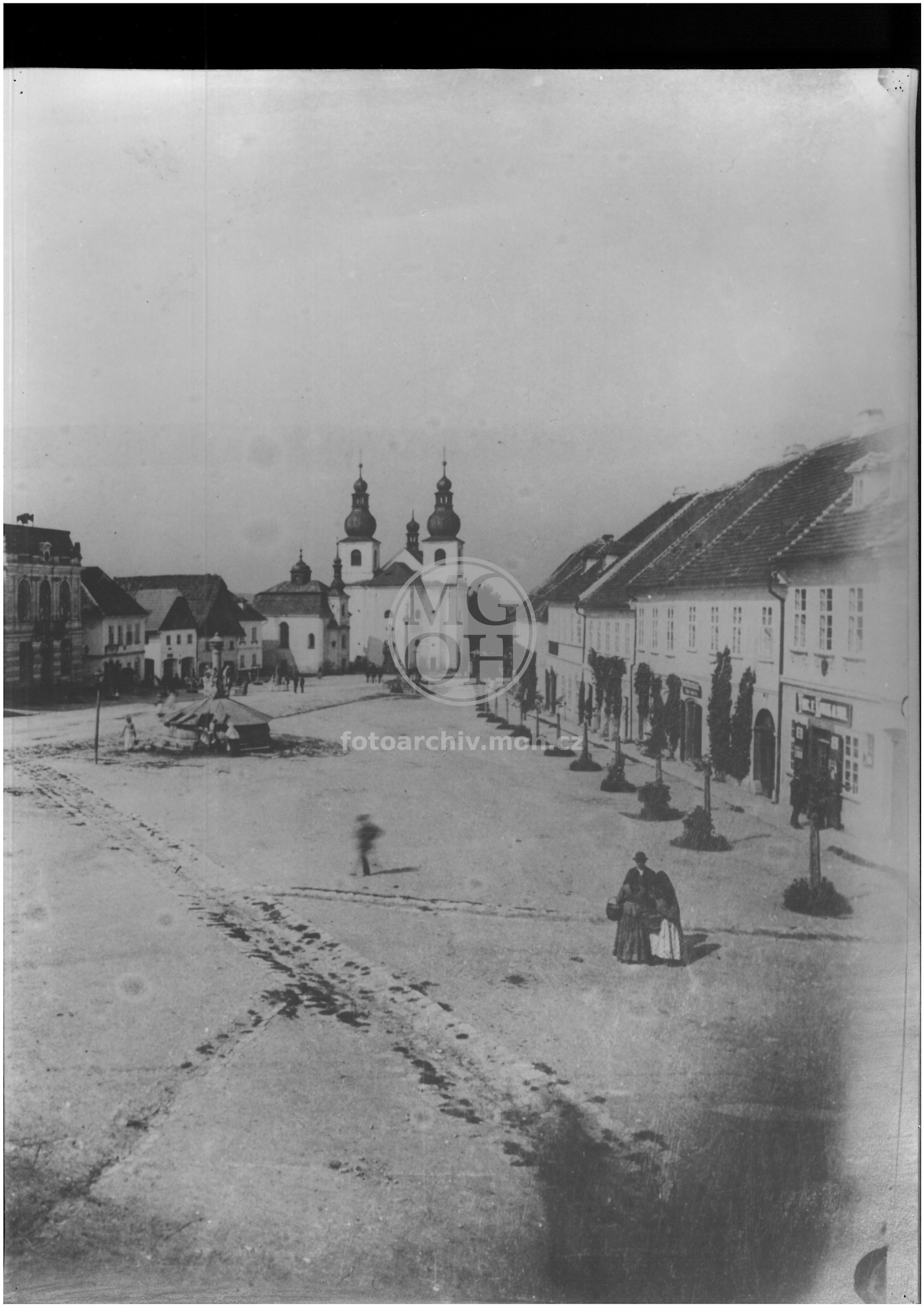 Fotografie - Nám. před požárem 1899