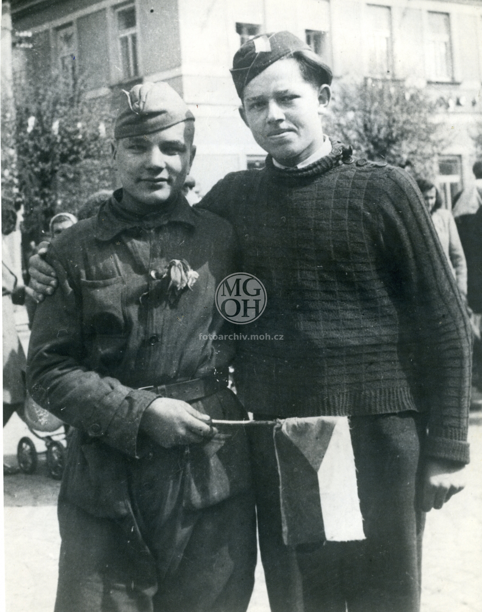 Fotografie - Příjezd Rudé armády