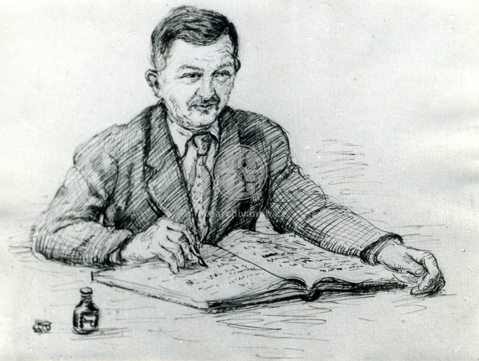 Fotografie - Osoba: Steklík B., kronikář z Pekla