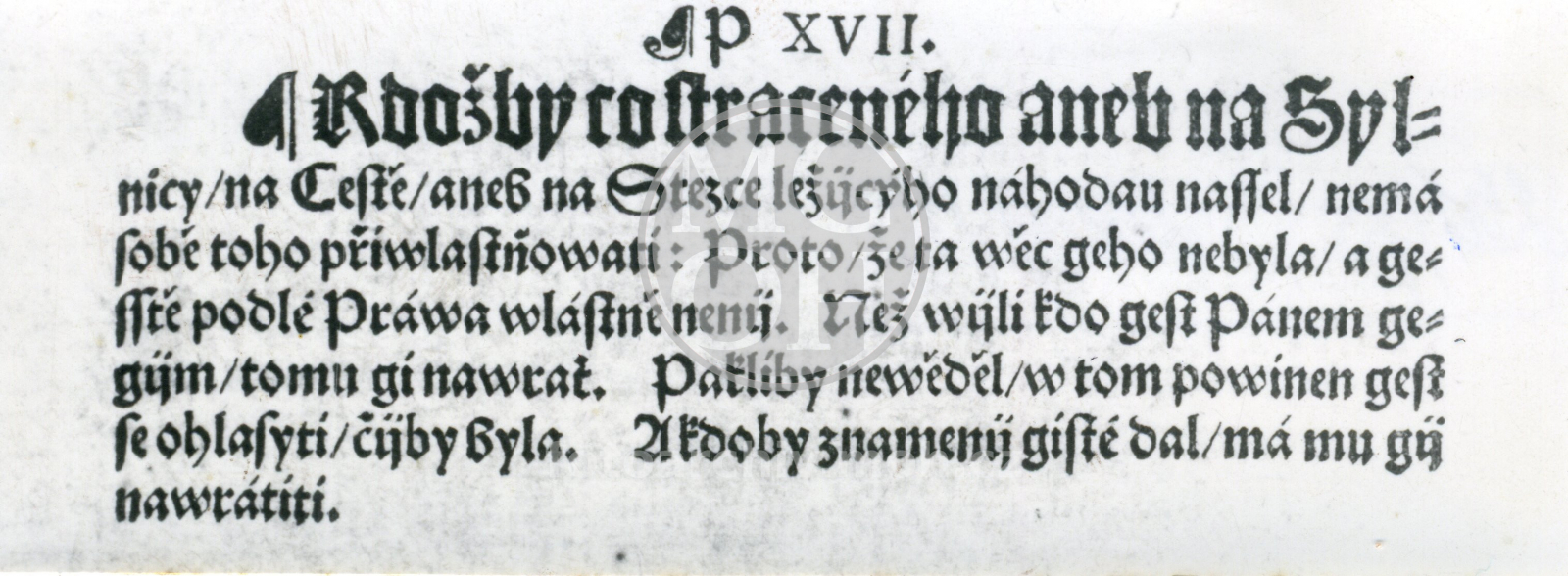 Fotografie - Feudální právo