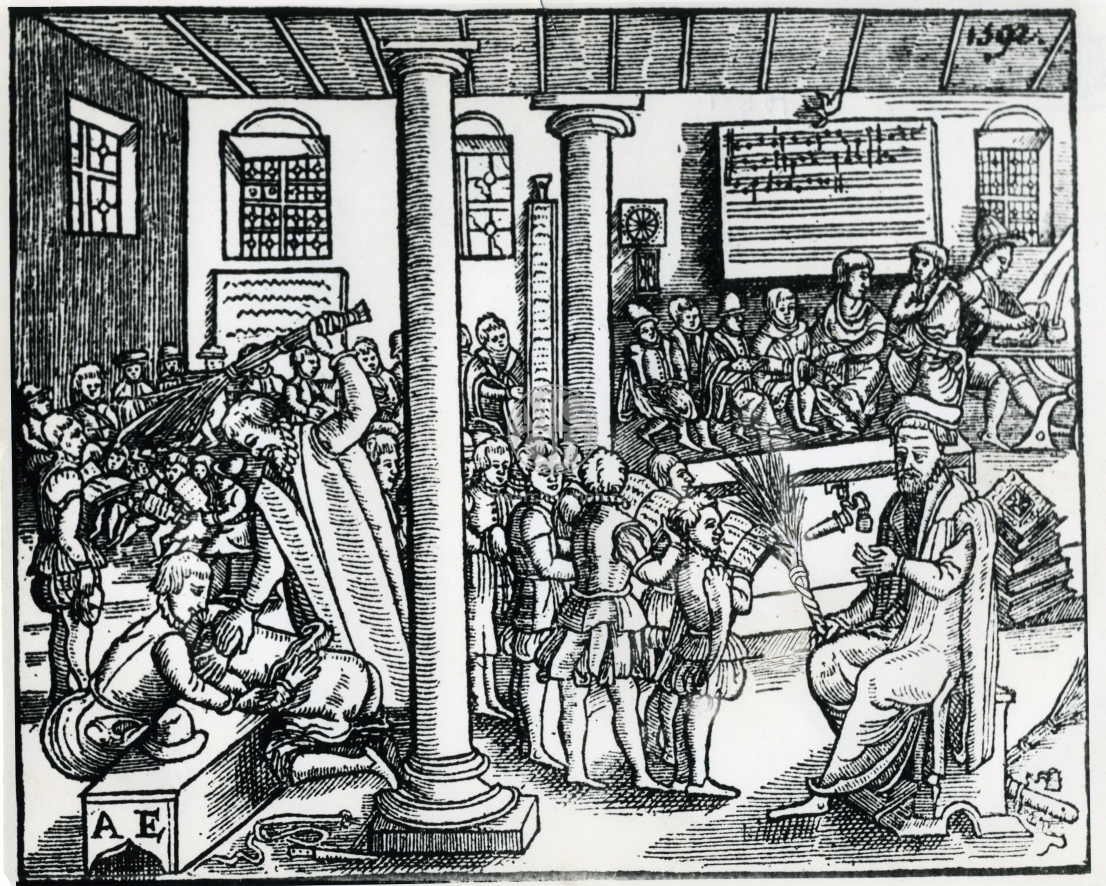 Fotografie - Škola ve středověku