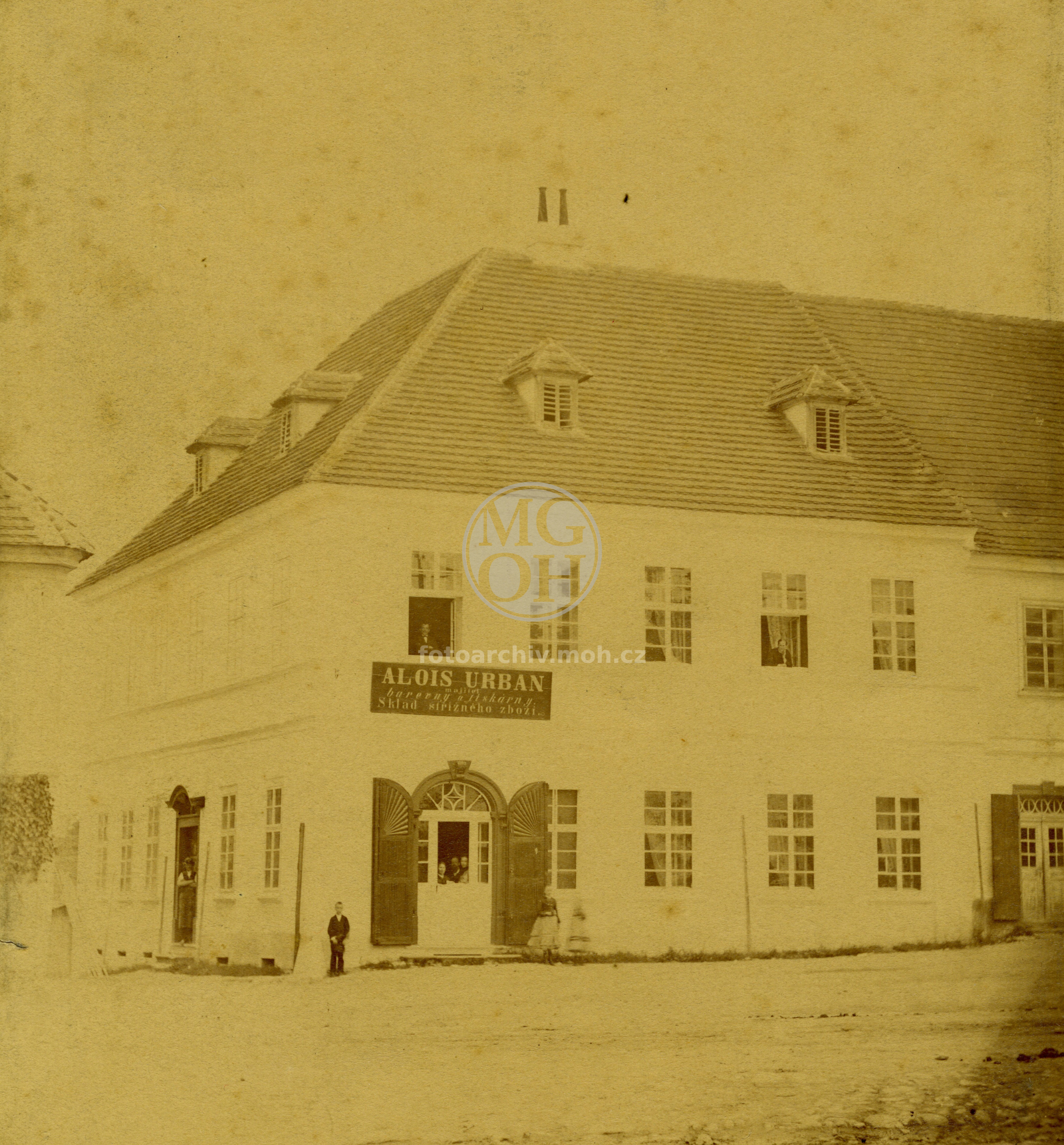 Fotografie - Dům čp. 84 pana Urbana, později L. Bednáře