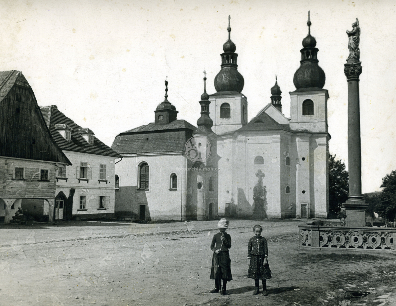 Fotografie - Sv. Prokop před požárem