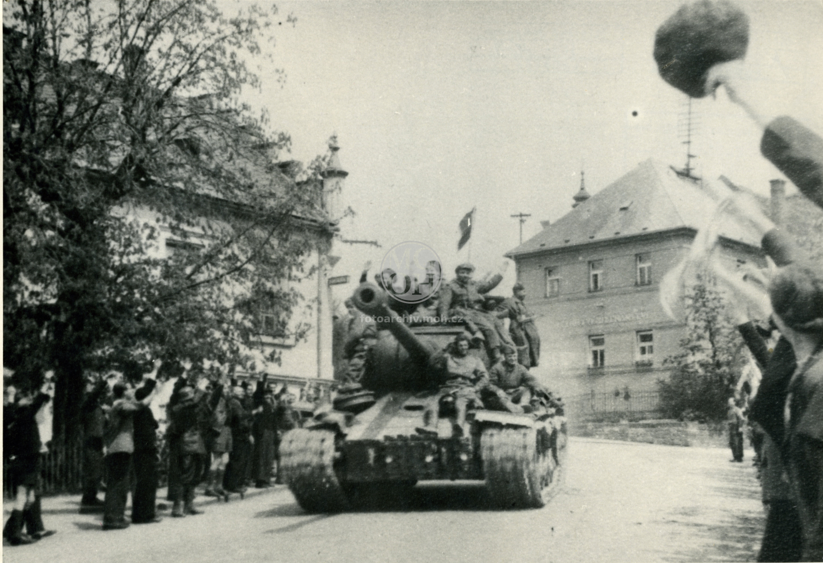 Fotografie - Příchod Rudé armády