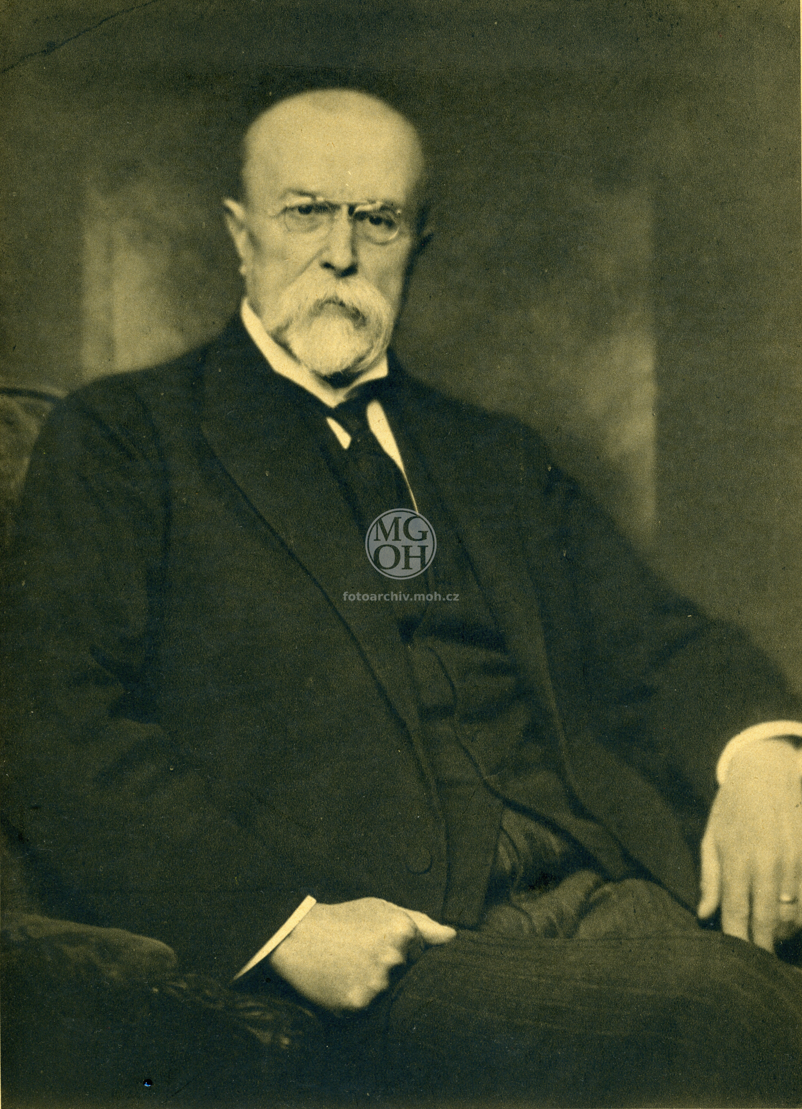 Fotografie - Osoba: Tomáš Garigue Masaryk [první prezident Československa, 1850 - 1937]