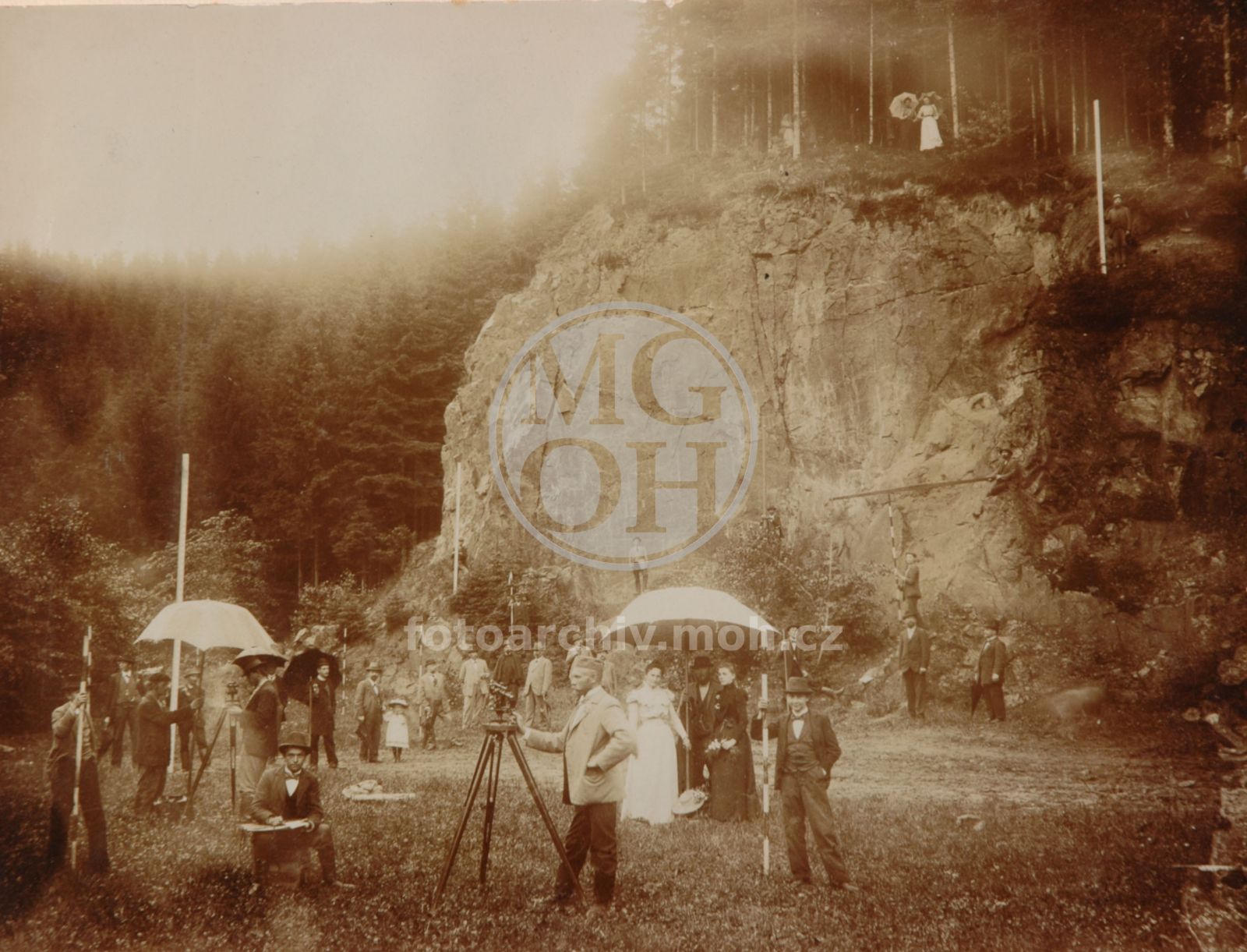 Fotografie - Vyměřování dráhy DVR