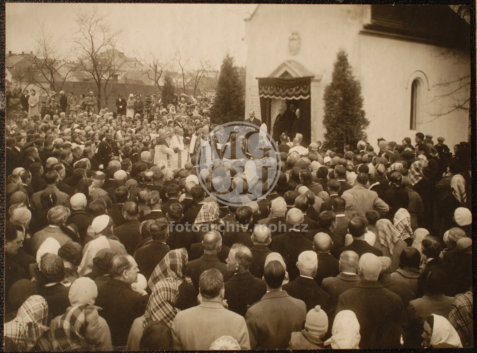 Fotografie - Pohřeb hraběnky Lützowové