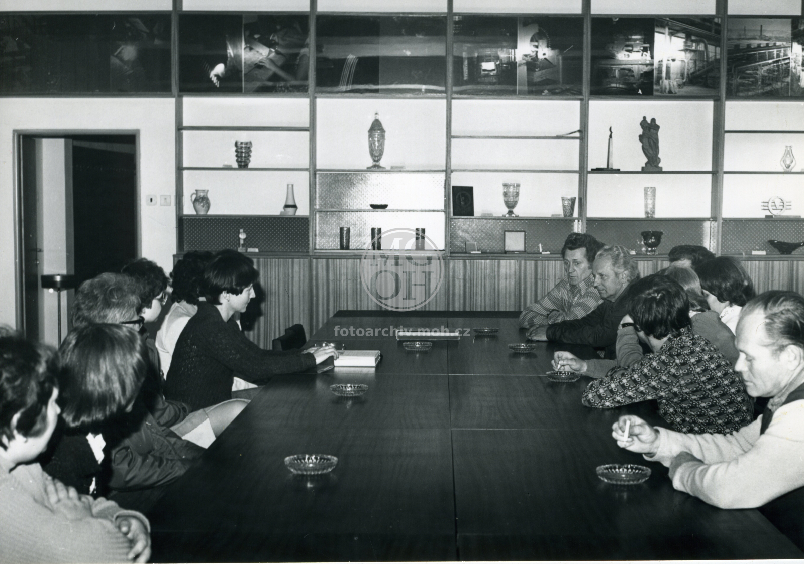 Fotografie - Brigáda soc. pr. - muzeum - ŽAZ, spol. zasedání v dílně