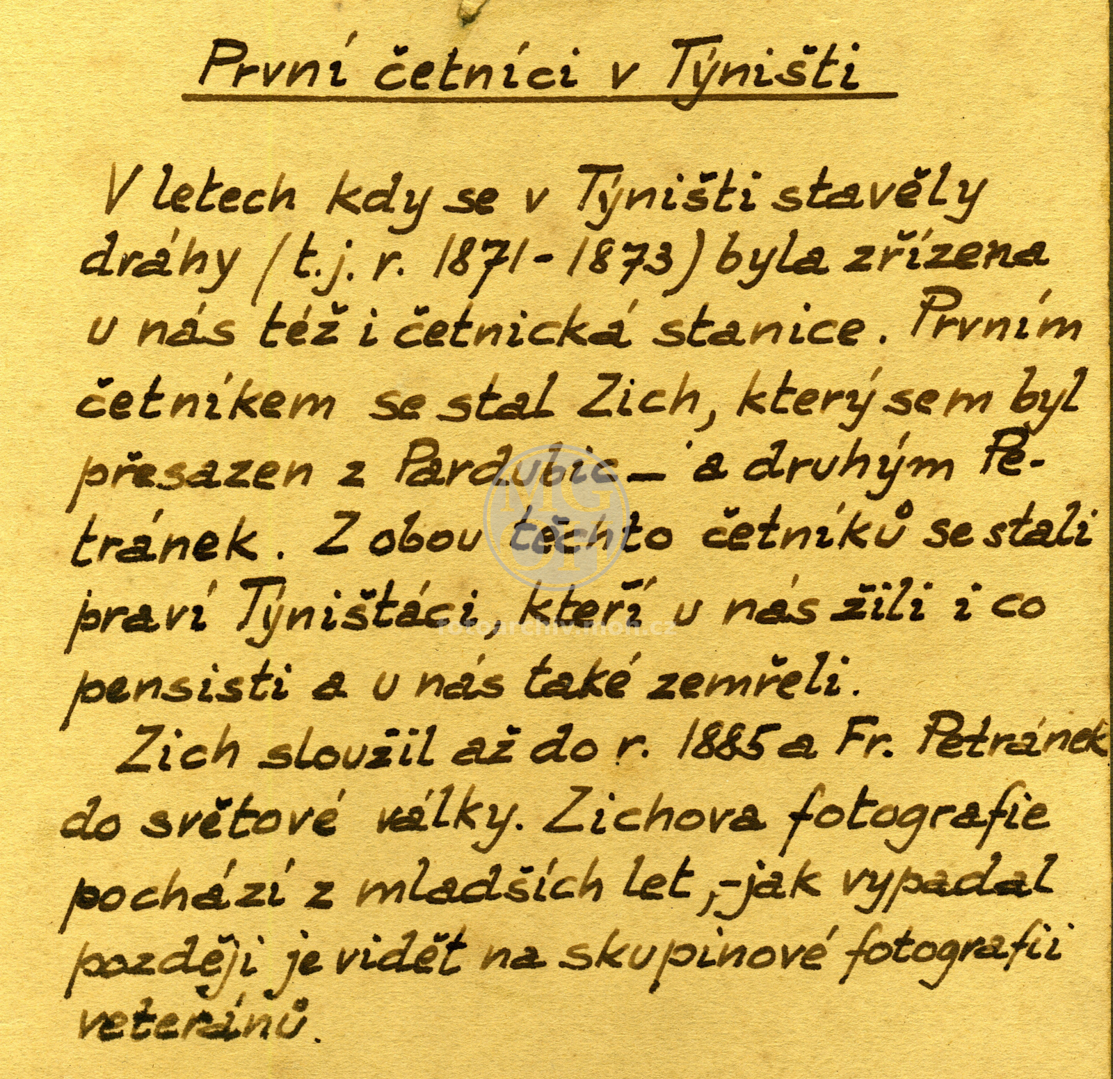 Fotografie - Osoba: Zich a Petránek, 1.četníci