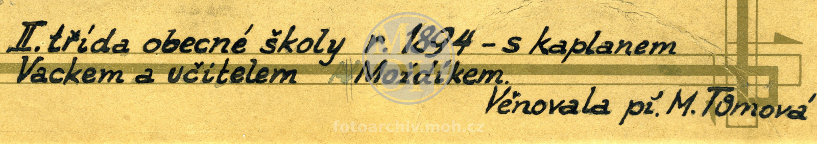 Fotografie - Obec. škola, 2.třída