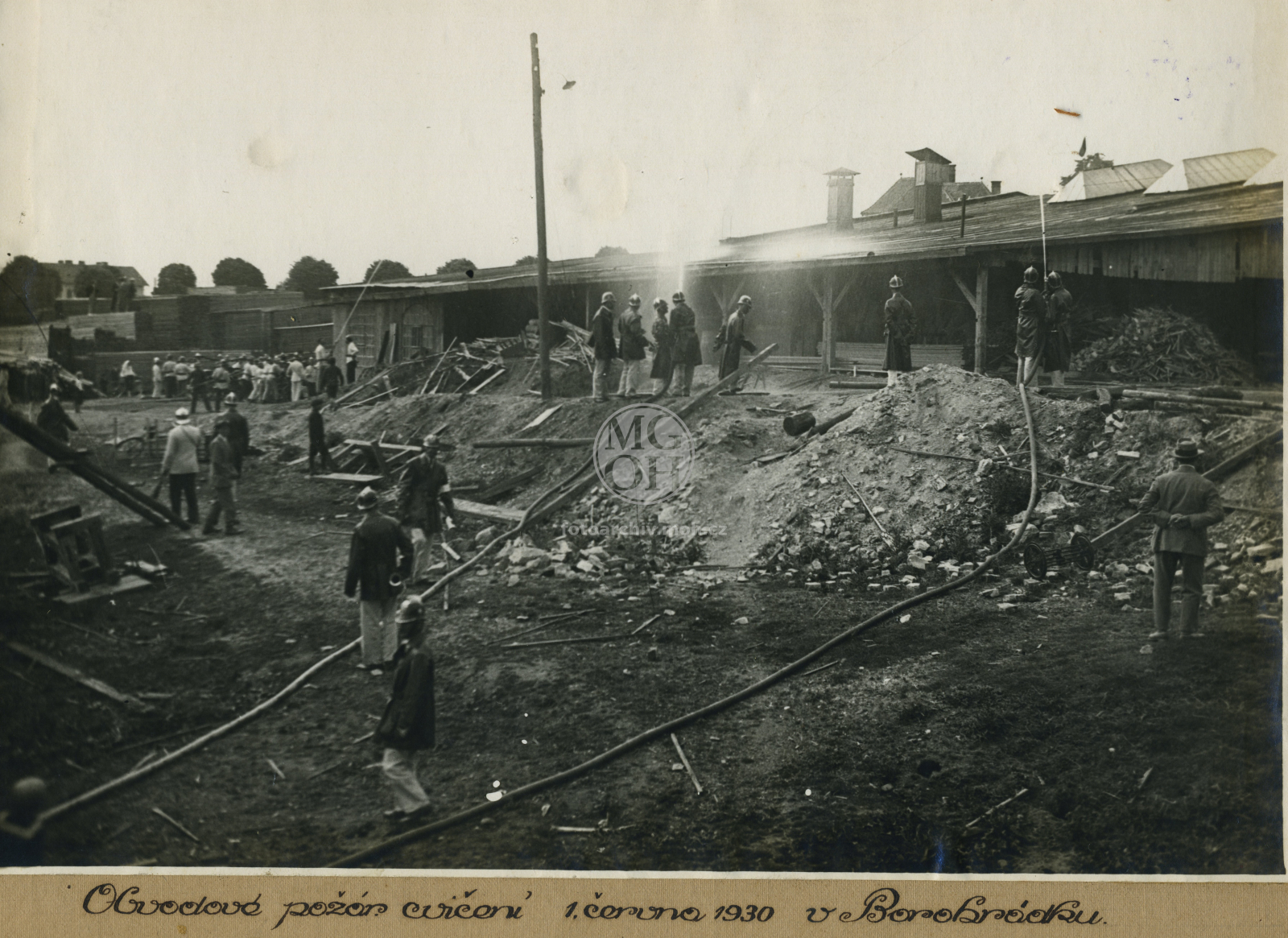 Fotografie - Požární cvičení