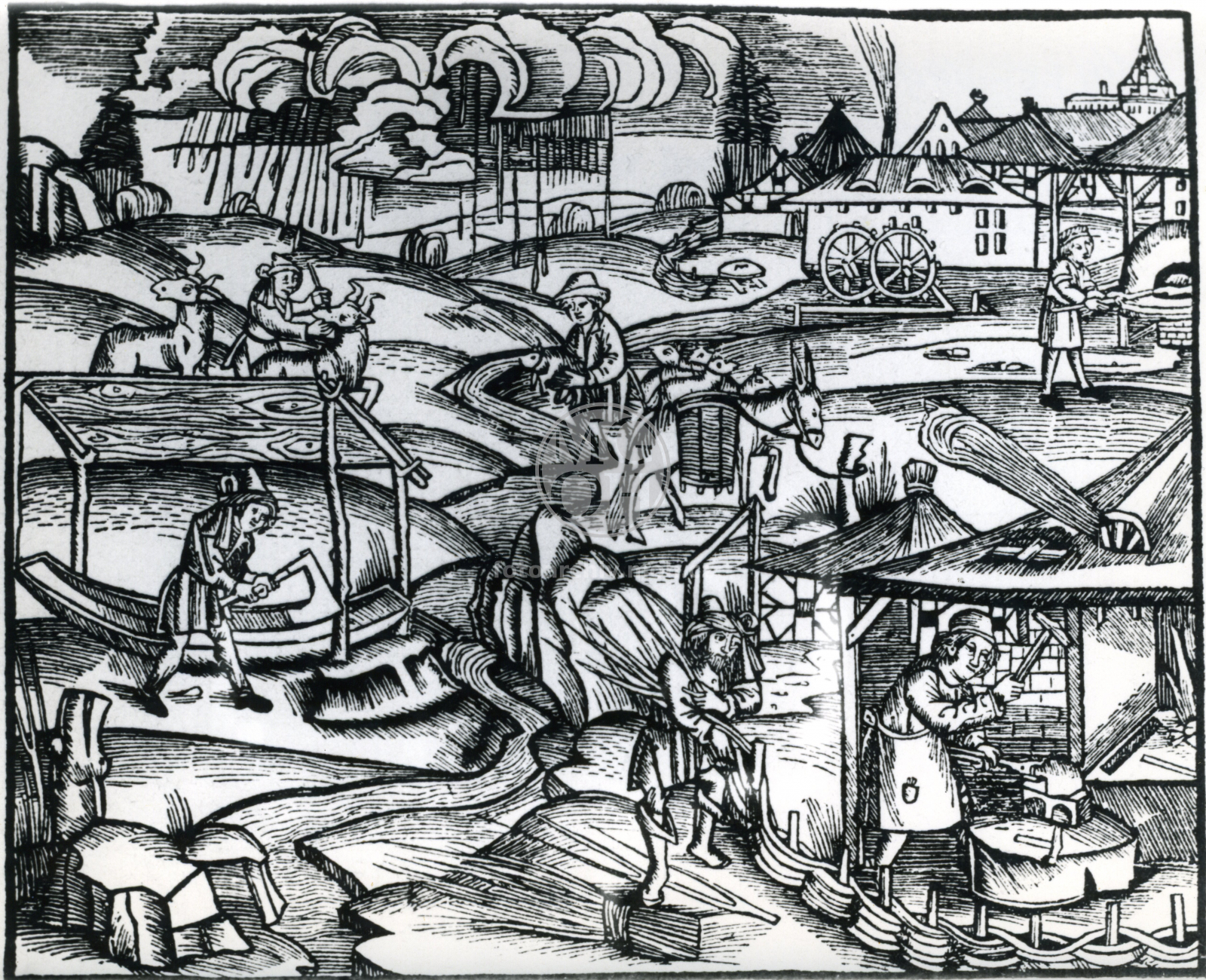 Fotografie - Středověká zem. řemesla