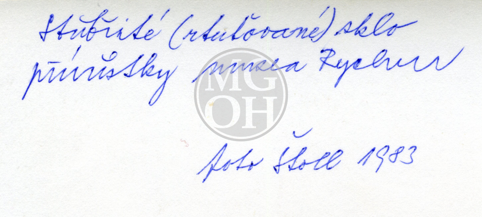 Fotografie - Depo.- sbírkové předměty