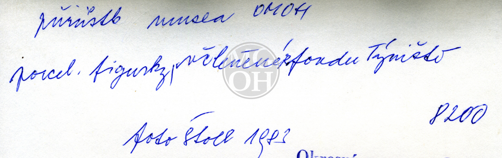 Fotografie - Depo. - sbírkové předměty