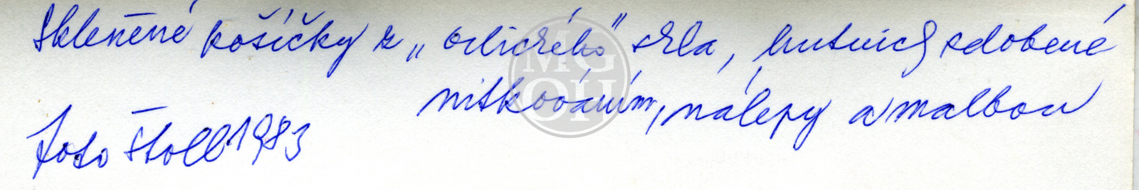 Fotografie - Depo.- sbírkové předměty